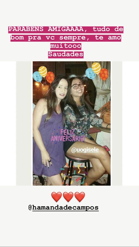 uogisele's tweet photo. Amiga, só vim aqui te agradecer por tudo que já fez por mim e te desejar as coisas mais maravilhosas que existem nesse mundo, pois vc merece isso e muito mais. E te dizer que vc sabe que sempre pode contar comigo para o que precisar, te amooo ❤️ @HAMANDARENAULT @anapaularenault https://t.co/OXe1Vg1TRe
