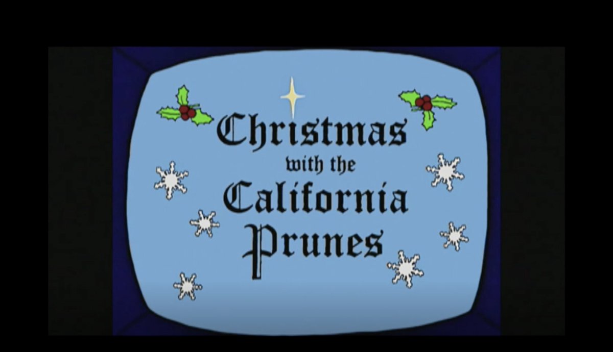 SnackableTV's tweet photo. Christmas with the California Prunes! *The Best Simpsons Moments now on SnackableTV 🍇🎅👶✨😁🍿 https://t.co/4hdFY1qjWO