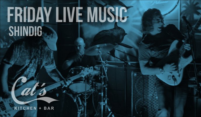 CatsKitchenBar's tweet image. Friday live music with Shin Dig