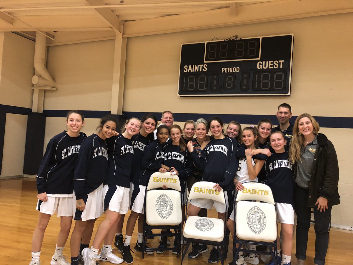SAINTS JV Basketball wins over Spirit 35-27. <a href="/StCatherinesRVA/">St. Catherine's School</a>