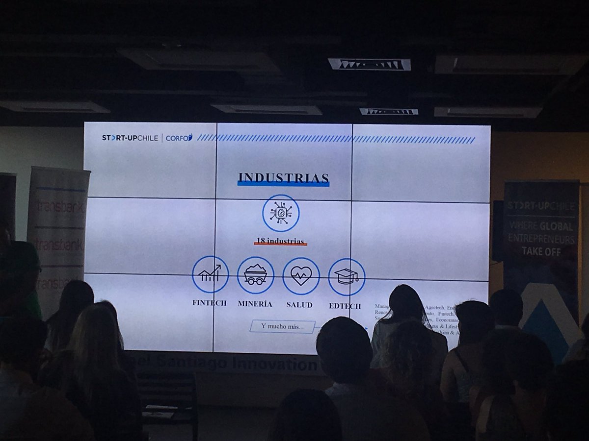pooran's tweet photo. Start-Up Chile Chief executive @Cba_Diaz presents history of #TechEvening .. So far 29 events happened and 90 startups presented to more than 2600 audience. Thanks to @Microsoft @Accenture @TRANSBANK @BancoBci & @Corfo sponsoring these events! #StartUpChileImpact @startupchile https://t.co/v1JrKGZhwj