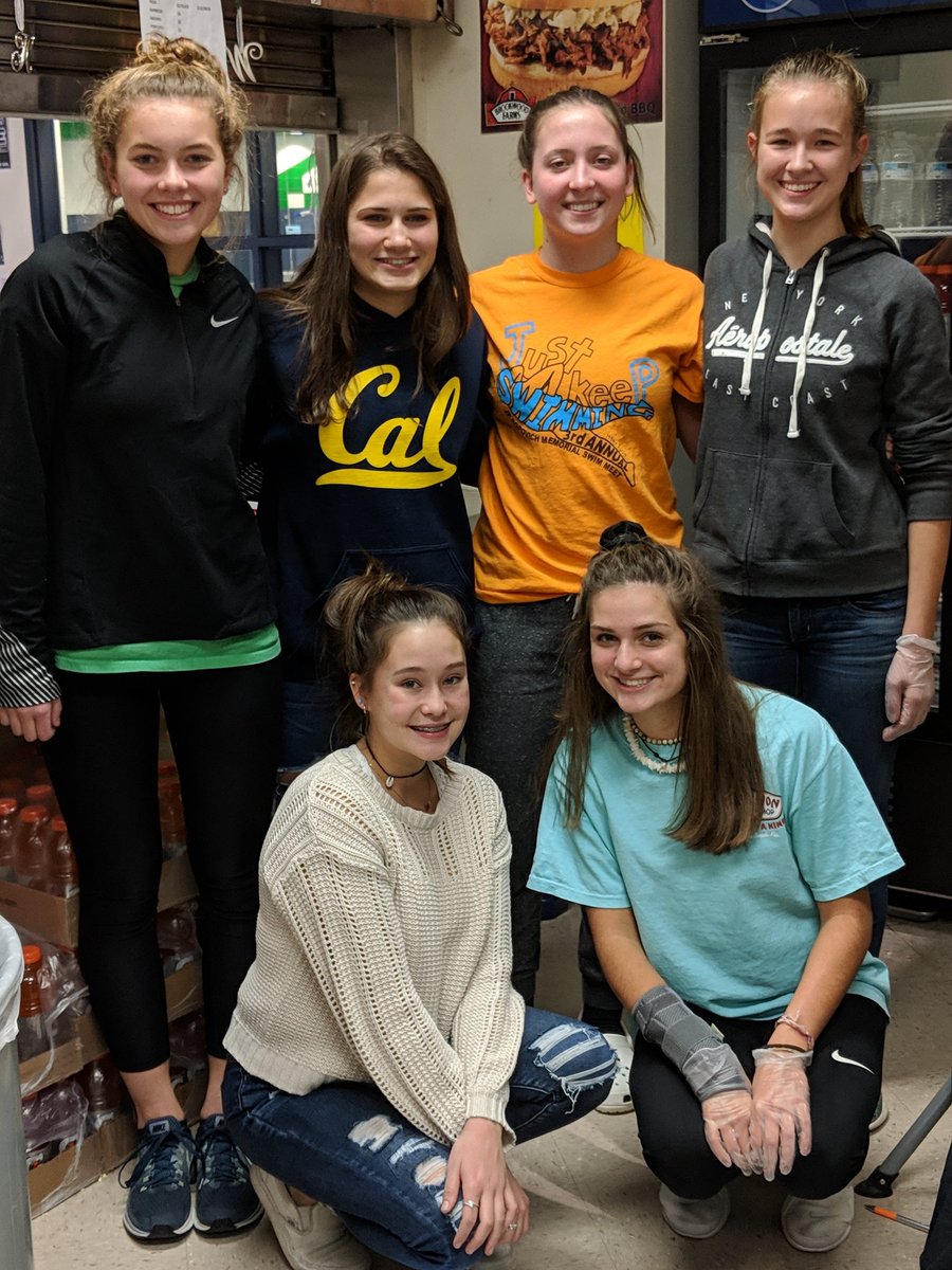 Working hard at the WHS Girls basketball game!!!! <a href="/woodgroveswim/">WHS Swim Team</a>