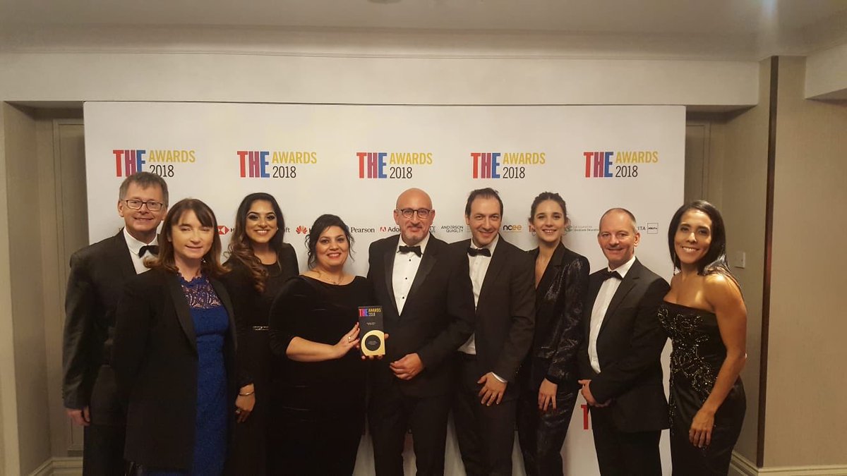 ESCP_bs's tweet photo. We are proud to have been announced as UK BUSINESS SCHOOL OF THE YEAR at the @timeshighered awards! We thank the ESCP Europe community for all your support and contributions. This award is an endorsement of our educational model and philosophy. We did it! https://t.co/Aj5QlXEUaL