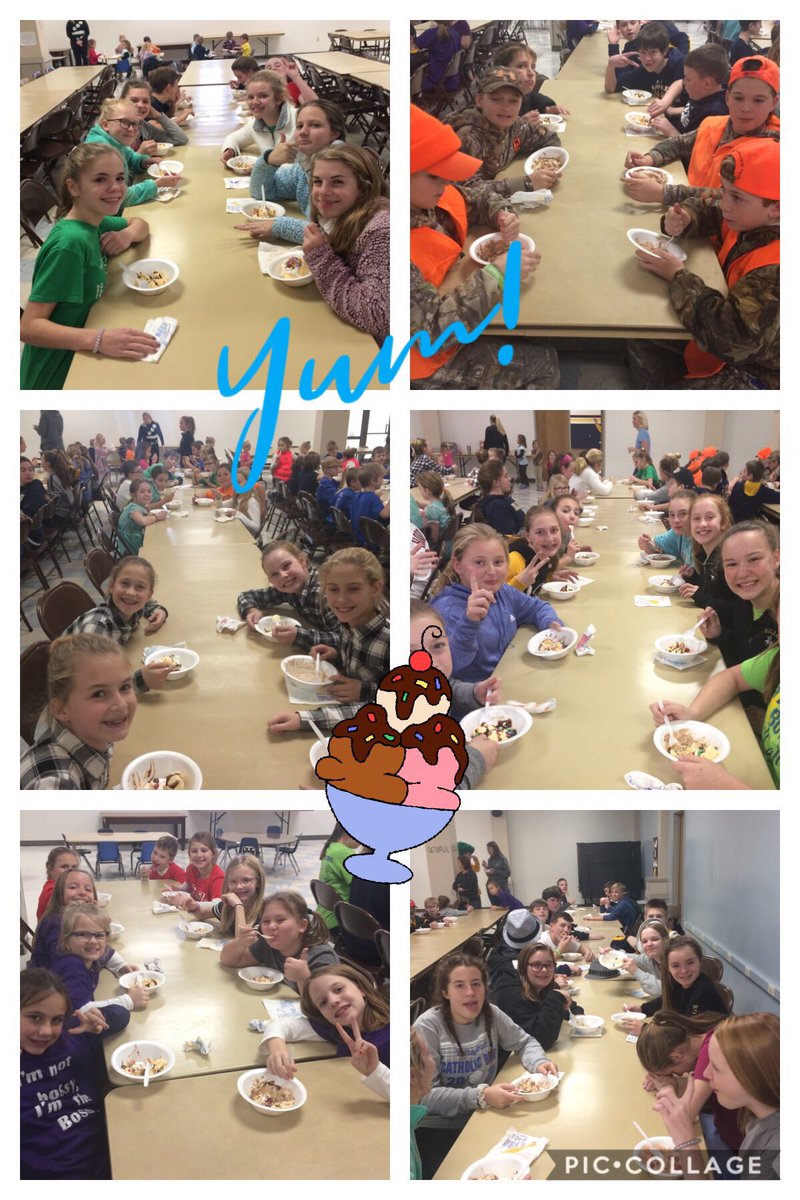 sfxtigers's tweet photo. A huge thank you to Home & School for providing ice cream sundaes for our students today! Thank you to the parents that took time to help out this afternoon! #SFXTigerPride #SpiritWeek2018 https://t.co/Ic81PR5Gxf
