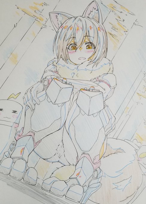 今日は11月最後のいいおしりの日
…
おしりと言ったらロボ子さんだと思うので〆はロボ子さんで!
モッフモフだ～(*'∀`*)
#いいおしりの日 
#ロボ子Art 