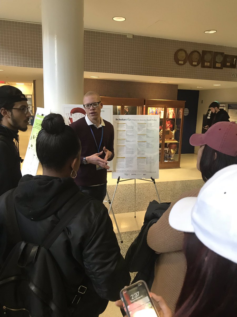 MarshaMB2's tweet photo. We engage prospective students when current students lead the way. Thank you Oumar for sharing your experience &amp; being a great tour guide! #CUNY #HostosCC #Admissions #StudentLeadership #SGA https://t.co/emK8yZwBRW