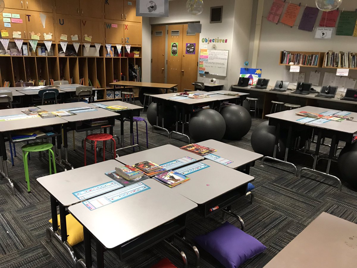 teambthompson's tweet photo. Going to have some excited 2nd graders in the morning! Thanks @DonorsChoose! 🤗 #alternativeseating #pillows #stabilityballs #cushions #stools #increasesengagement #gettingtheirwigglesoutwhilelearning #2ndgradersrock #wearewayne https://t.co/NYoV40xUxk