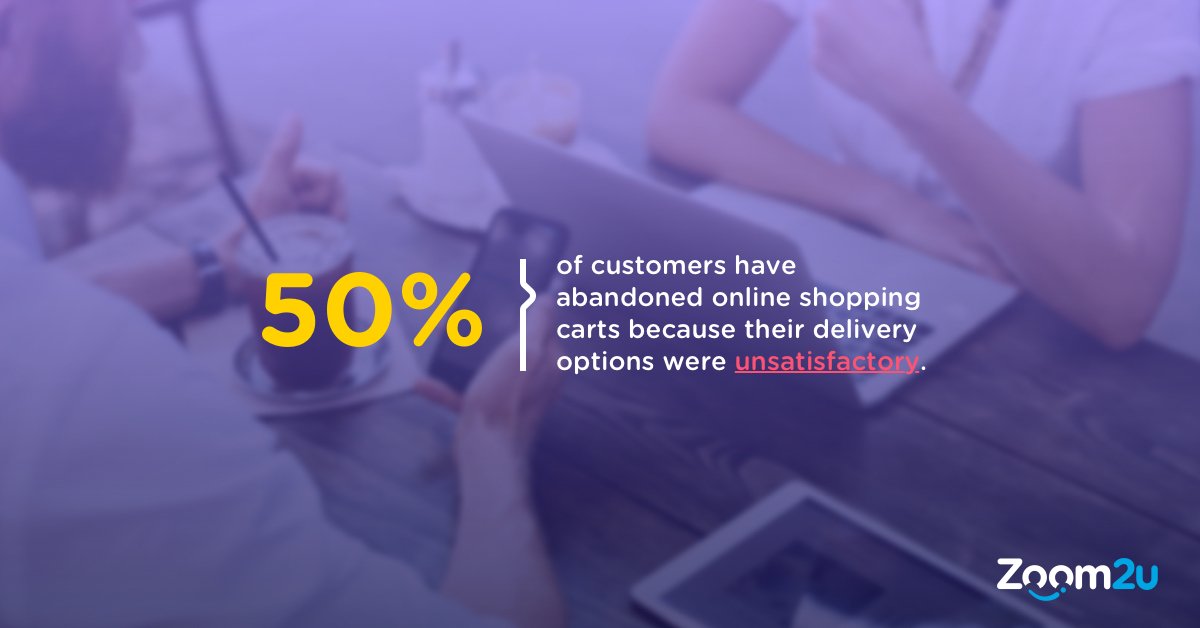 Customers want more delivery options when shopping online. Wouldn't you? Zoom2u offers flexible solutions ideal for customers and businesses!

bit.ly/2P5d1Y3

#Zoom2u #deliveryredesigned #delivery#ecommerce #ecommercebusiness#sydneydelivery #techstartup #techbusiness