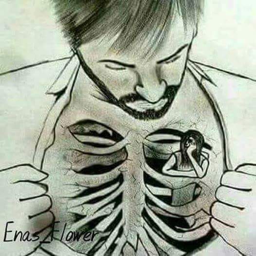 لـِ أحدهم "
كل شـيء هادئ ، ما عدآ نبضُ قلبي  
فقد أثار غضب من حولي لـِ شدة ضجيجه ..!❣️