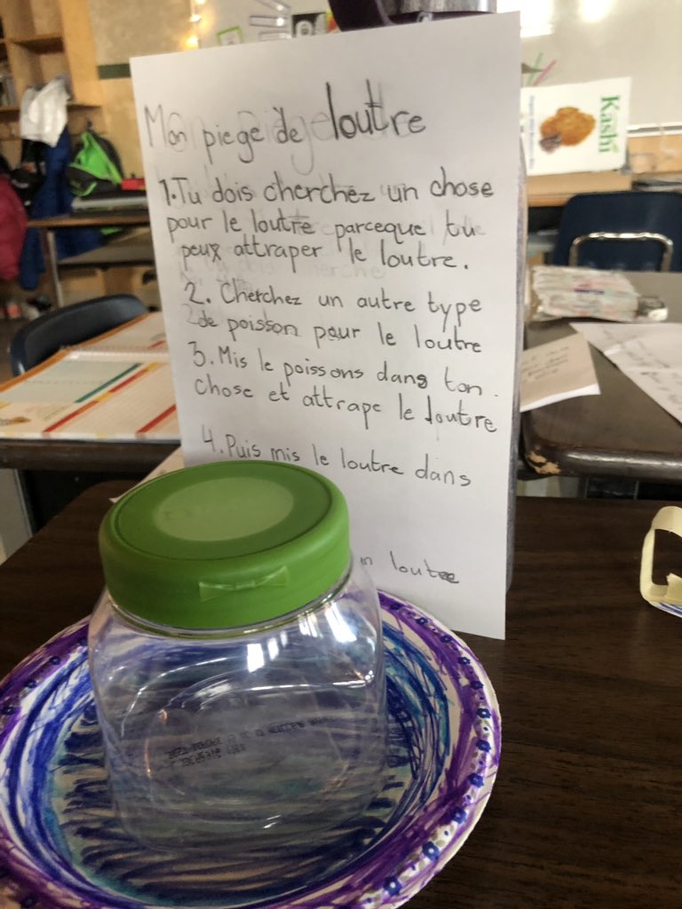 MmeJessicaTeach's tweet photo. Hey, @ParkBoard, my grade 3 class did a #STEM challenge to help come up with a model for how to catch the Dr Sun Yat Sen Garden koi-eating otter. https://t.co/Q9xtZhSqXp