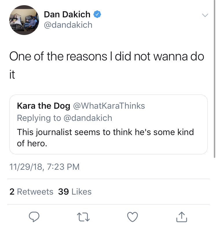 Timarron's tweet photo. @kylerrobbins @crimsonquarry “I didn’t do the documentary because the journalist thought he was a hero. I am the real hero here” https://t.co/6omThHW0Yg
