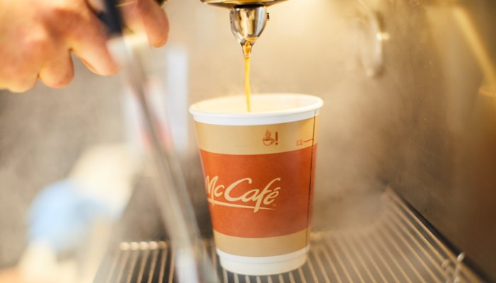 McDonaldsCorp's tweet photo. To help preserve the land where our coffee grows, @McDonalds sources coffee beans from @RnfrstAlliance-Certified farms and other verified sustainable sources: https://t.co/PaO9JX6qyA https://t.co/bpDBmuqRU6