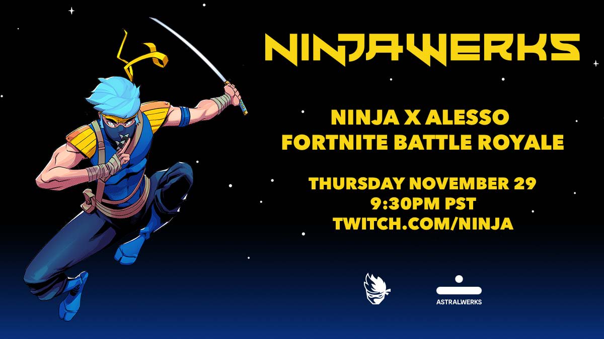 TONIGHT AT 9:30PM PST 🎮 ninjawerks.lnk.to/TwitchAL https://t.co/WqIfLqepWe