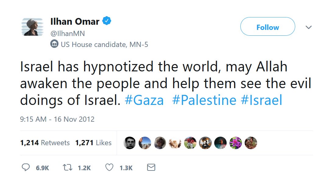 Radical Democrat Ilhan Omar quietly deletes Anti-Semitic tweets - CAIR defends