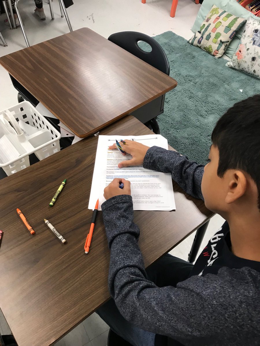 Ms_Surach's tweet photo. This week, we started Drama! Today students practiced identifying drama elements within a play. They are very excited to start performing soon! https://t.co/Iw3Fo8xqu6