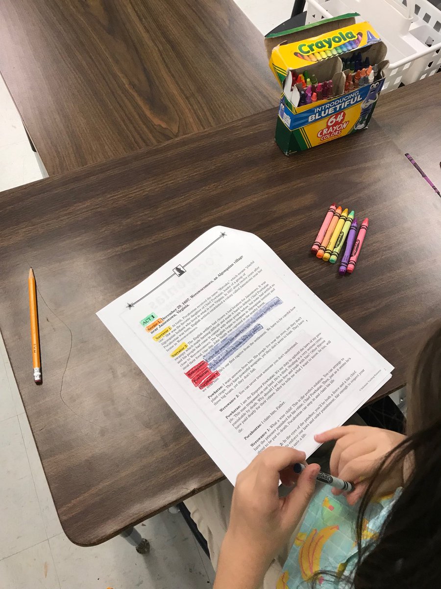 Ms_Surach's tweet photo. This week, we started Drama! Today students practiced identifying drama elements within a play. They are very excited to start performing soon! https://t.co/Iw3Fo8xqu6