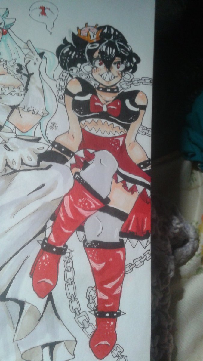 zaumbii's tweet photo. i drew these when they were still relevant, here ;) #boosette #chompette #bullette
#Bowsette https://t.co/EHfxvCXDn8