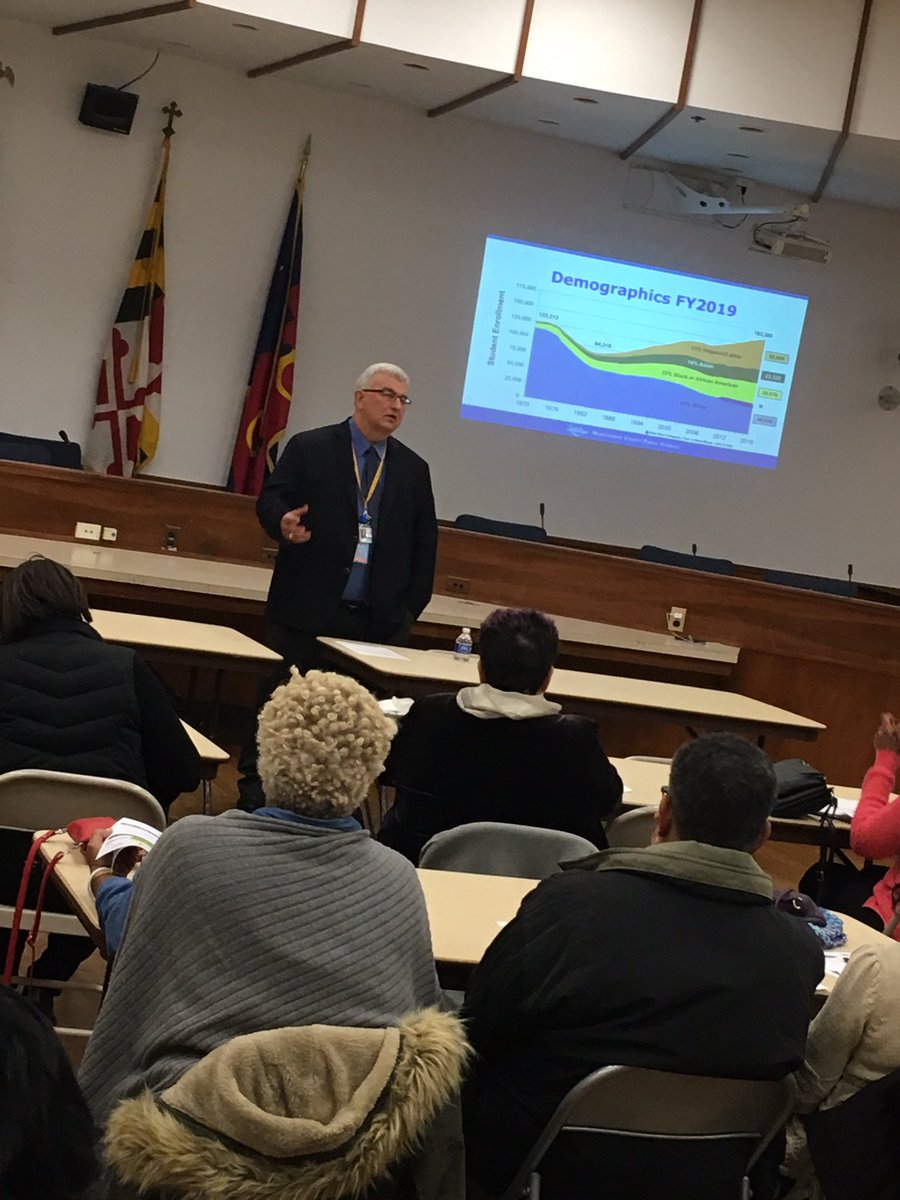 naacp_pcmd's tweet photo. Superintendent Dr. Jack Smith and Janet Wilson Associate Superintendent of Shared Accountability speak about the new MCPS Equity Accountability Model. https://t.co/ty7dtrh9Dd