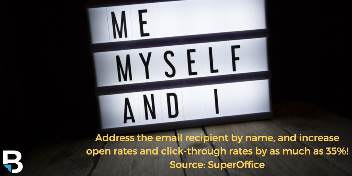 Blueprint (@whyblueprint) on Twitter photo There are so many ways to personalize your email campaigns. <a href="/SuperOffice/">SuperOffice</a> makes a great suggestion! #emailmarketing #emailcampaigns There are so many ways to personalize your email campaigns. <a href="/SuperOffice/">SuperOffice</a> makes a great suggestion! #emailmarketing #emailcampaigns