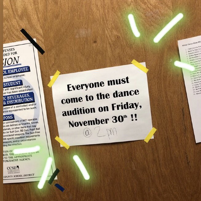 Dance auditions for Once on This Island are tomorrow! They are in the theatre and start at 2pm! Make sure to wear something easy to move in! 
If you don’t come to the dance audition, you will NOT be considered for a role.
