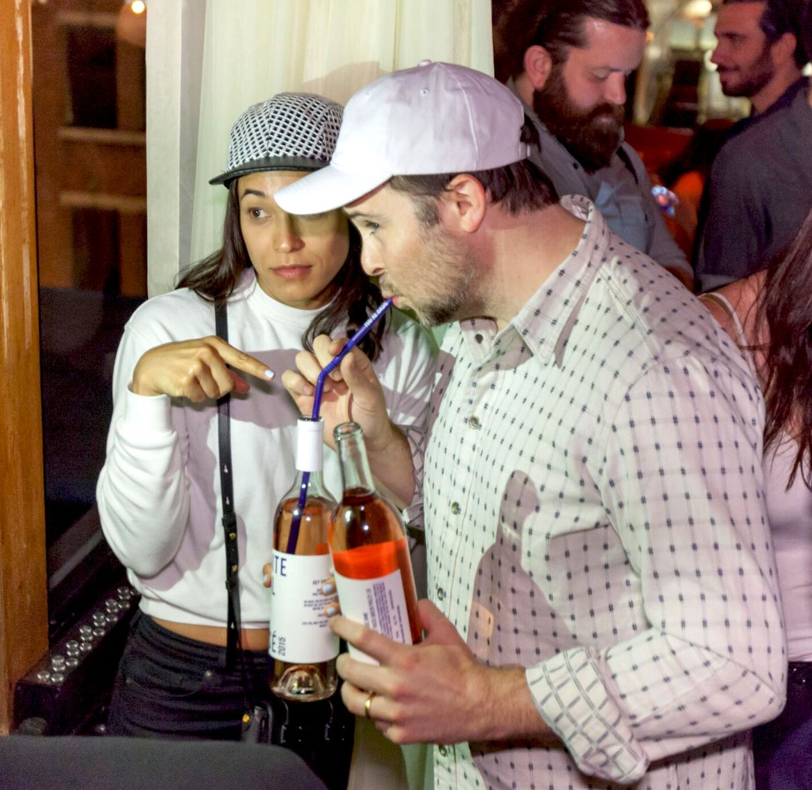 Caught sippin. #RoseAllDay