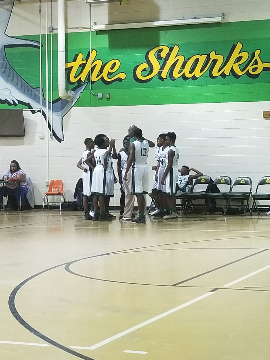 End of the third quarter. GO SHARKS!!!