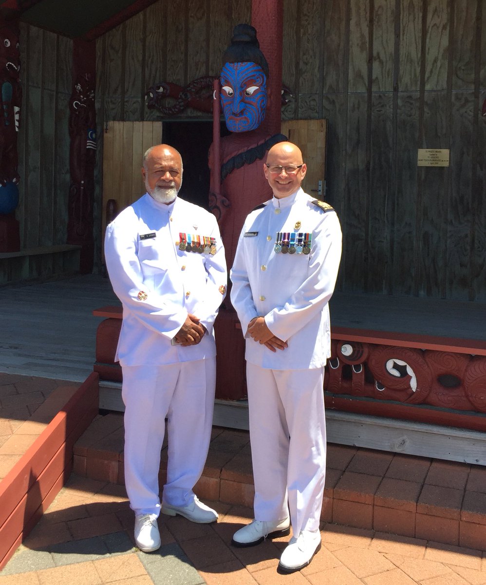 MichaelWiig's tweet photo. Privileged to have CN Fiji visiting @nznavy as we welcome and acknowledge our new te taua moana rangatira. Vinaka Vakelevu https://t.co/pI7LL02XMI