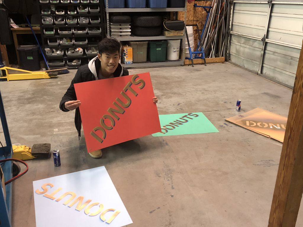 Uvic Hybrid is ready to sell some Krispy Kremes tomorrow! 🍩🍩🍩 #donuts #uvichybrid #uvss #uvic