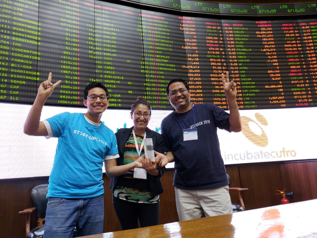 Compartimos algunas fotografías de lo que fue el 4to #BSLHACK2018 del pasado 23/24 de Noviembre en <a href="/Bolsadesantiago/">Bolsa de Santiago</a> donde se presentaron diversas propuestas para el Mercado Financiero de Chile 🇨🇱 👩‍💻👨‍💻⛓👏👏

facebook.com/media/set/?set…