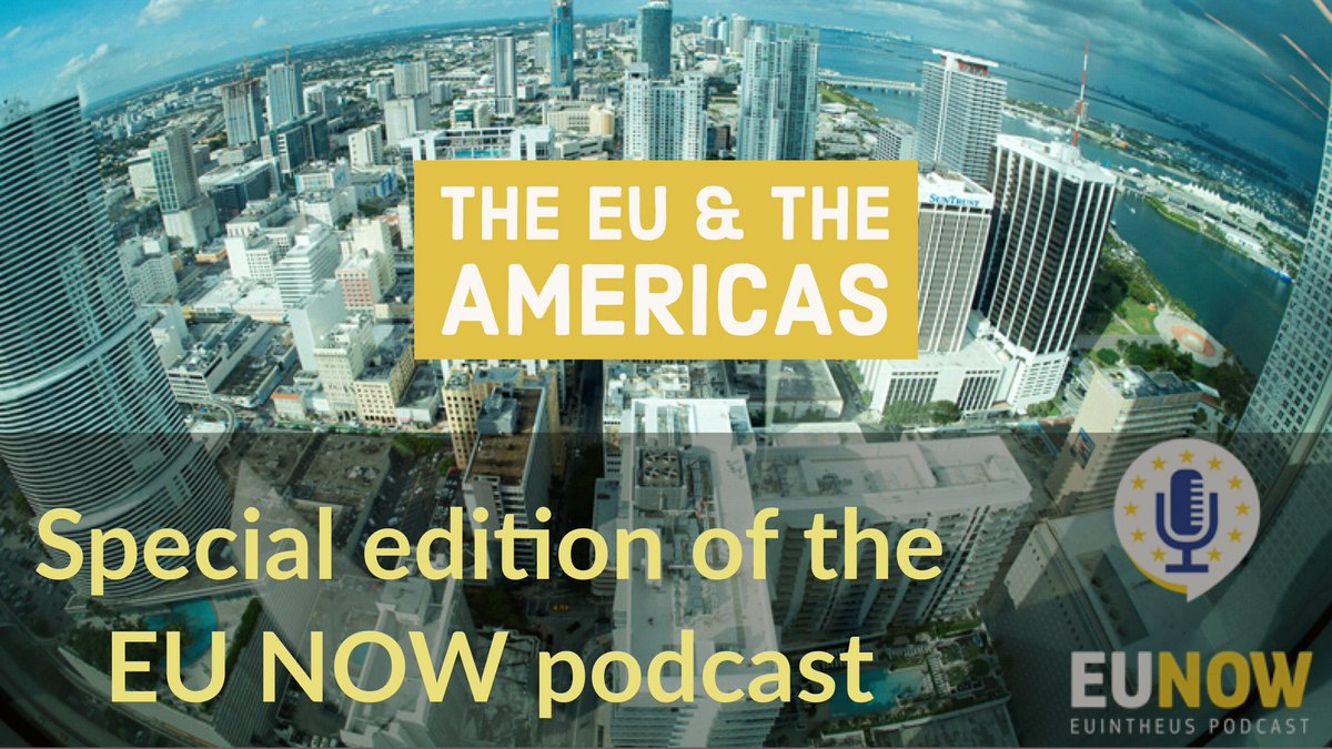 EUintheUS's tweet photo. New release! Listen to the special edition of the #EUNowPodcast on #EUAmericas relations recorded in #Miami. We talk climate adaptation (#MiamiBeach, #PuertoRico), emergency response (@CopernicusEU, @GalileoGNSS), EU-US trade, human rights &amp; more: https://t.co/cX9RS2ViAZ 🎧 https://t.co/q6FVVw5PSE
