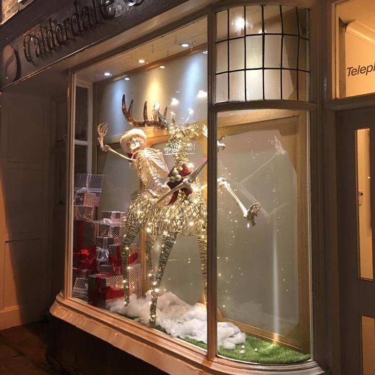 Happy Christmas from Calderdale Chiropractic. We know it is very early but we had this window idea ages ago and couldn't wait to share it with Calderdale.