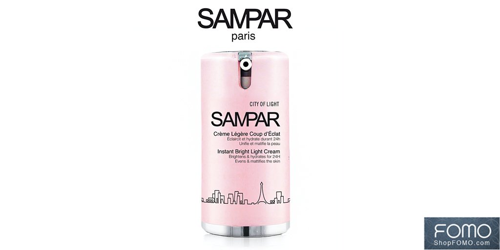 To give your skin a helping hand to recharge and replenish, use SAMPAR Instant Bright Light Cream. 

It has a long lasting effect that brightens skin tone and renews the skin, providing evenness &amp; light to the skin.

Price: R 720

Get yours here: bit.ly/2CY7WxD