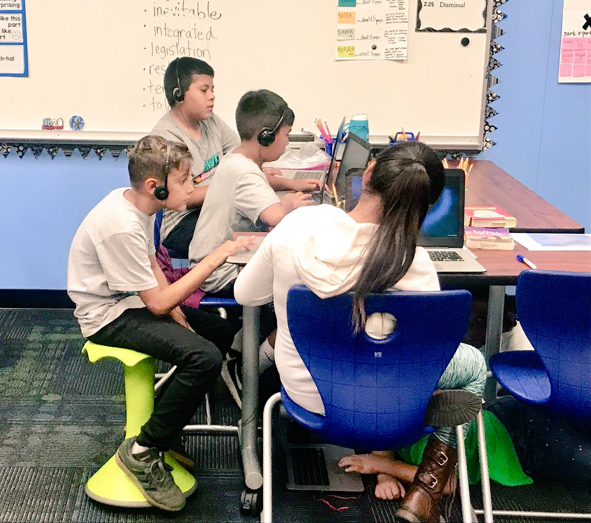 newmichell's tweet image. Flexible seating options became even more flexible with our updated classrooms. I am truly grateful as are our students! @bt_eagles @CentraliaSup #btsoar