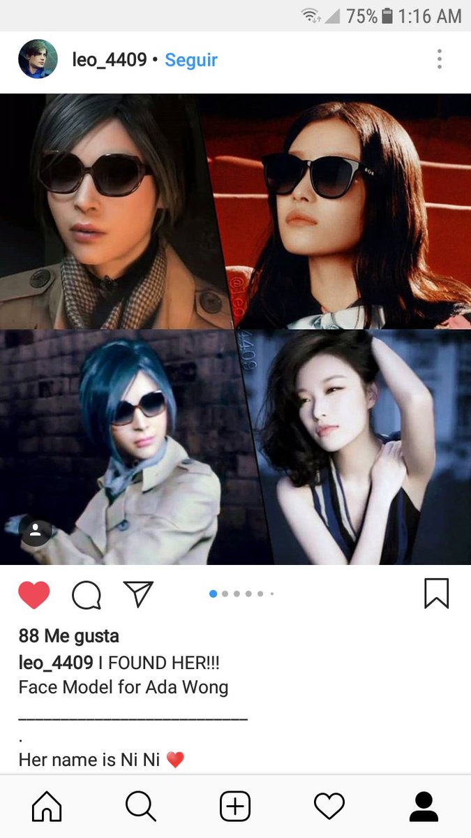 ada wong face model
