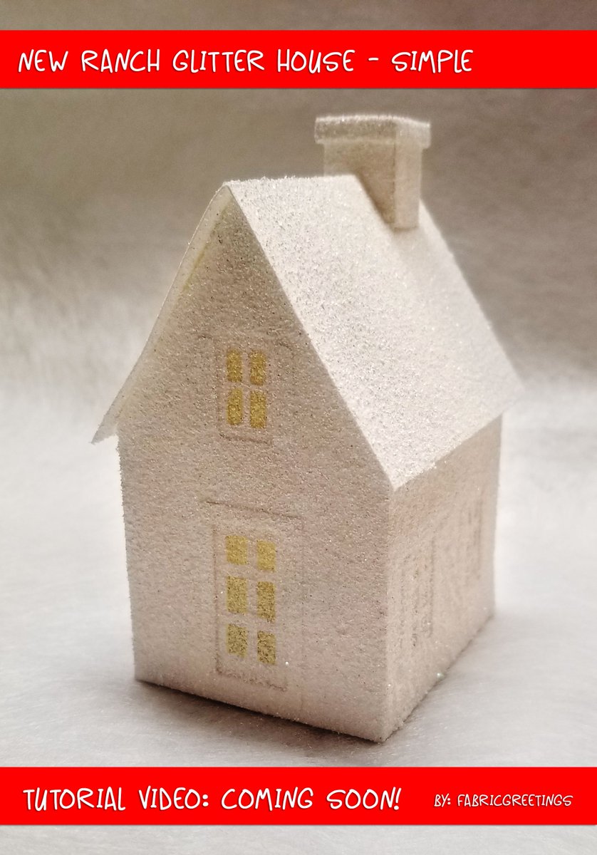 Fabricgreetings's tweet image. Coming Soon: New Ranch Glitter House! #Glitterhouse #Putzhouse #Putz #Christmas #ChristmasCrafts #Crafts #papercr
#cardstock #Creative #Tutorial #CraftTutorial