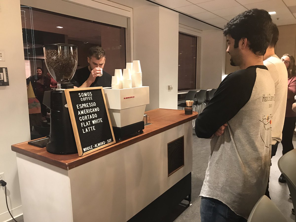HackandLearn13's tweet image. Late night surprise has arrived! Somos Coffee for everyone! #HackAndLearnSF5 #nosleep #hackallnight
