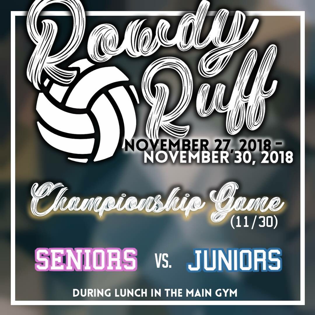 SCHSraiders's tweet photo. Come out tomorrow to see the Rowdy Ruff championship game as 2020 and 2019 face off! https://t.co/llHGUJfH9z