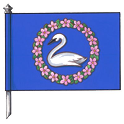 17: CRESTON (6.22 points)- Elegant, which is a weird but neat quality in a flag- Swans are well known to Creston, the flag has a swan: straightforward = good- Just a little too basic to make the Top 16 though (which may or may not become part of a bracket on CBC later on)