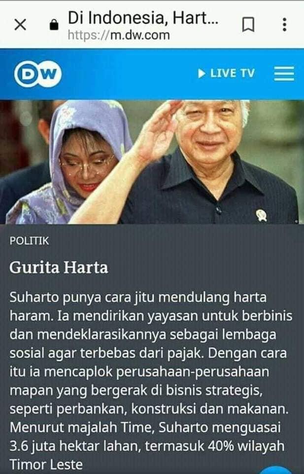 diasfaraa's tweet photo. Soeharto dinilai paling lemah memberantas korupsi. Karena karakter kekuasaan Presiden ala executive heavy yang korup.
#MimpiBurukOrba

@MahesaTiwi @Makdetektif @BudiJayaKurniaw @kangdede78 @V_Stone_Kardol @kianjur https://t.co/LvU1pRd4pI