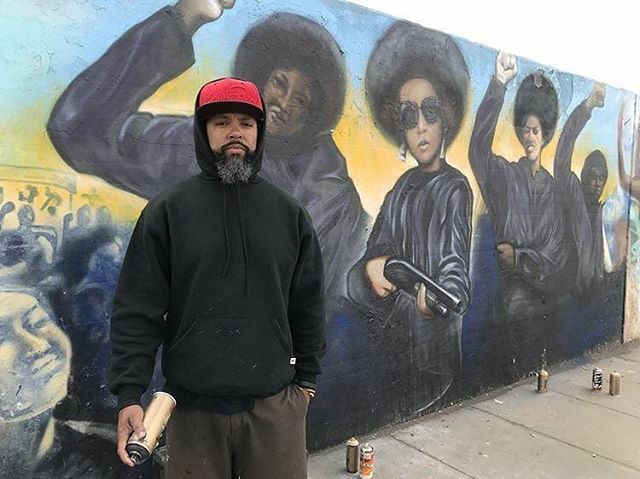 ProjectBlowed's tweet photo. And then we stepped in with #RTN 👊🏿🙏🏿🎨 @enkone live painting at our anniversary #PBXXIV on Thu Dec 27 at Catch One...this post is why he's tha TRUTH!!!! thank yall fam... now let's plant a fake homeless person camped out by both exits and #wishamfwould ✋🏿🥊💥 #ogCrew https://t.co/PMKYhNCGAi