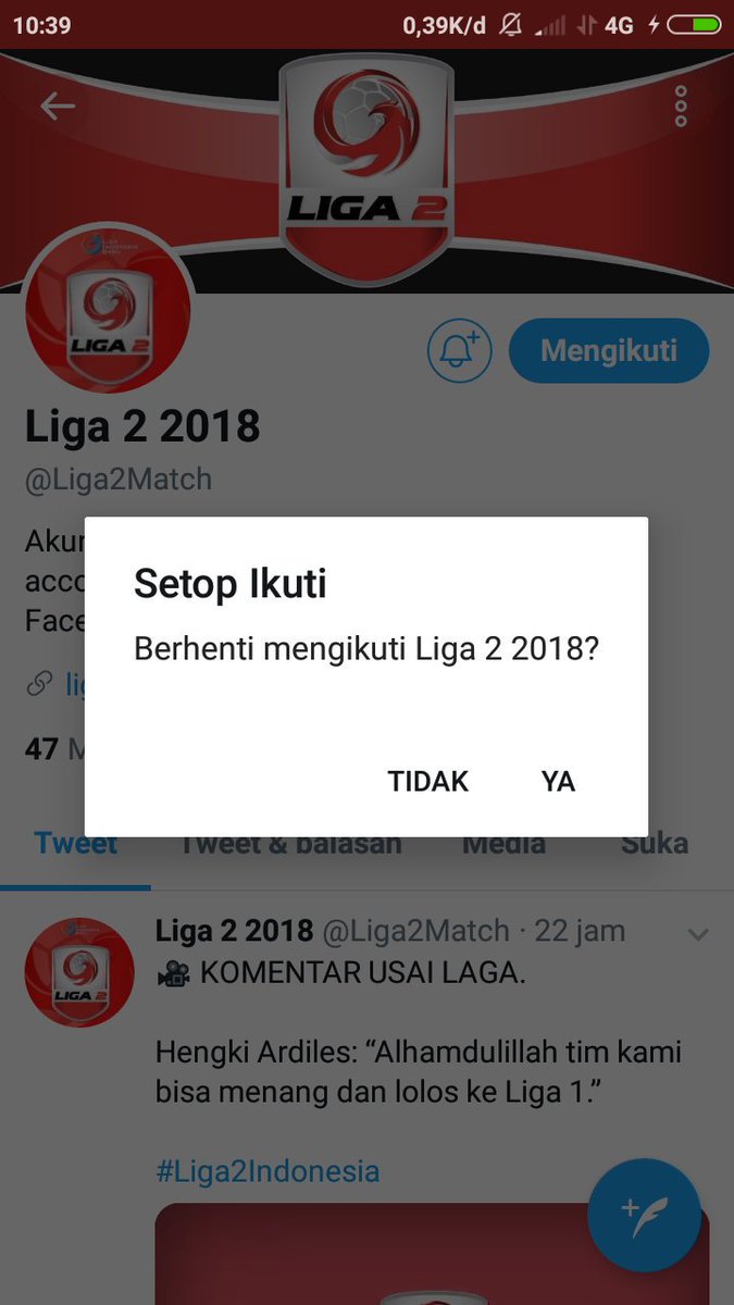 Bye! Welcome liga 1 🍻