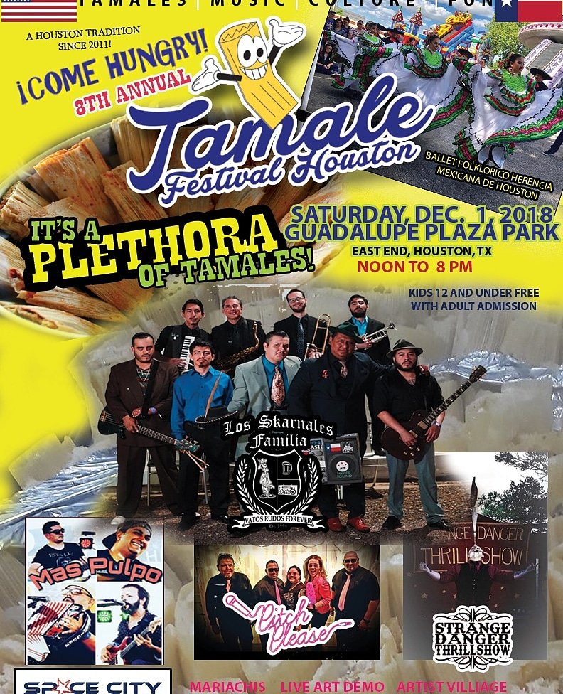 Sat 12/1 it's  on!!!   Get your tickets online at tamalefestivalhouston.com
