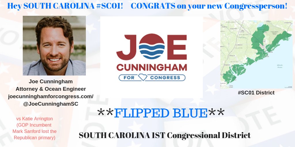 postcards4USA's tweet photo. South Carolina #SC01 Representative
Joe Cunningham
Attorney & Ocean Engineer
https://t.co/l61UVA200W
@JoeCunninghamSC
Farewell to @RepMarkSanford
#WaveCastSC https://t.co/gOJvNgLcbh