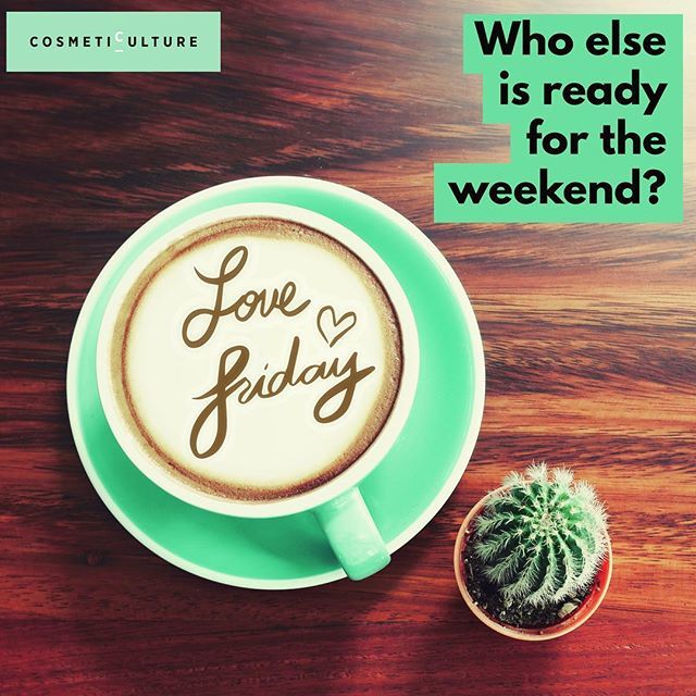 CosmeticCulture's tweet image. Anyone else love Fridays and is a bit excited about this coming weekend?! 🙋🏻‍♀️😍 I know we sure are! Happy Friyay everyone! 🥂🎉 #cosmeticculture #friyay #ilovefridays #i❤️fridays #bringontheweekend #sydneyweekends #weekendsinthecity #beachdays #hellosumme… ift.tt/2zwCVgW