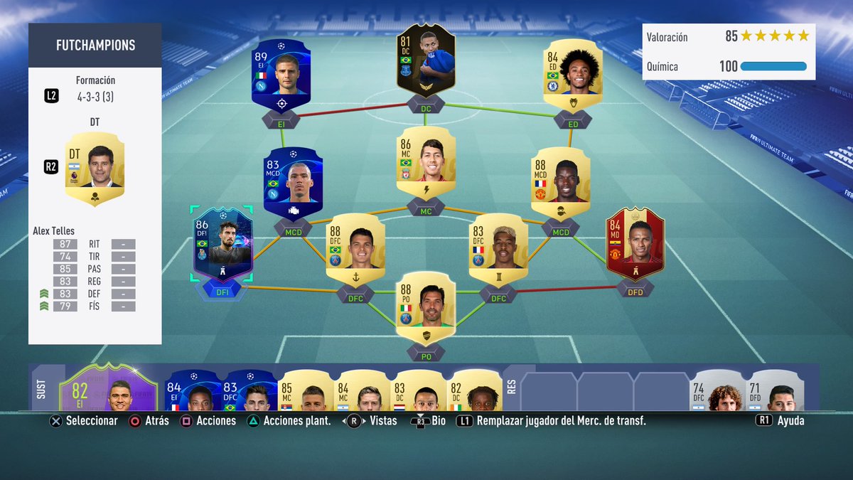 FutBaxter's tweet photo. Futchampions!! Algun cambio? #PS4share https://t.co/W3S5LdqtBY