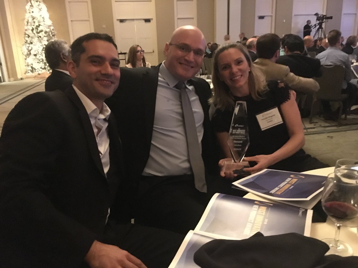 StemoniX's tweet photo. Thank you @CONNECTinSD! Thrilled to add a second #MostInnovativeProduct Award to our shelf - this time for our #microBrain3D platform. We are truly honored. #CONNECTMIP https://t.co/UdtZ9WsUv1
