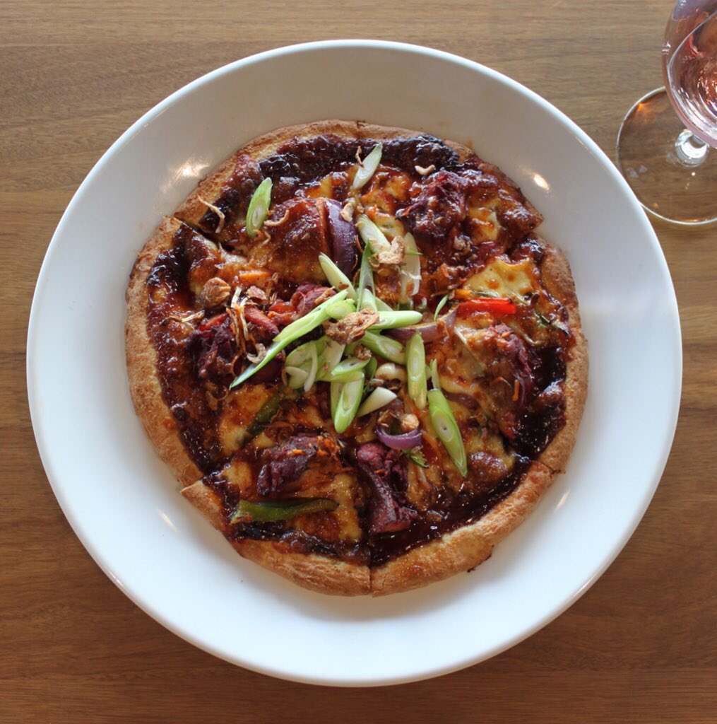 This weekend our chefs special is a mouth watering peking duck pizza with Asian veggies, fried shallots topped with hoisin sauce &amp; cheese #myredlion #visitballarat #pizzatime #pekingduck #specials #eatlocal