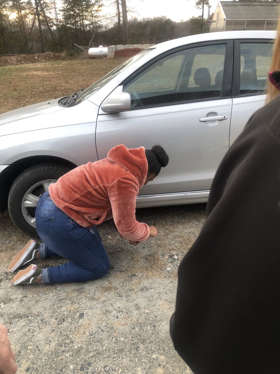 mlthrelkeld's tweet photo. Today Reagan FCCLA had “life skills 101” and thanks to Major Benyo we learned about taking care of a car, from checking the fluids to changing a tire! FCS & FCCLA=Skills4Life #ReaganFCS #VisitLower300 @BradRoyal_1 @bynum2009 @DP_CTE @NCFCSEd @NCFCCLA https://t.co/TITNXIbOEj