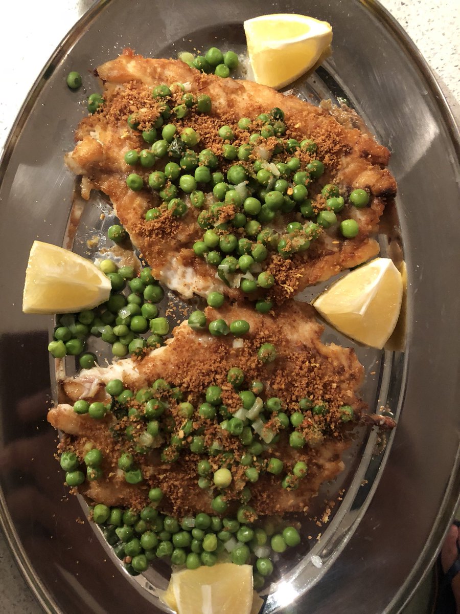 SHDAHAN's tweet photo. From @GordonRamsay @breadstkitchen book to a first attempt in my kitchen at home. What do you think of this Lemon Sole? https://t.co/odswZCRk3G