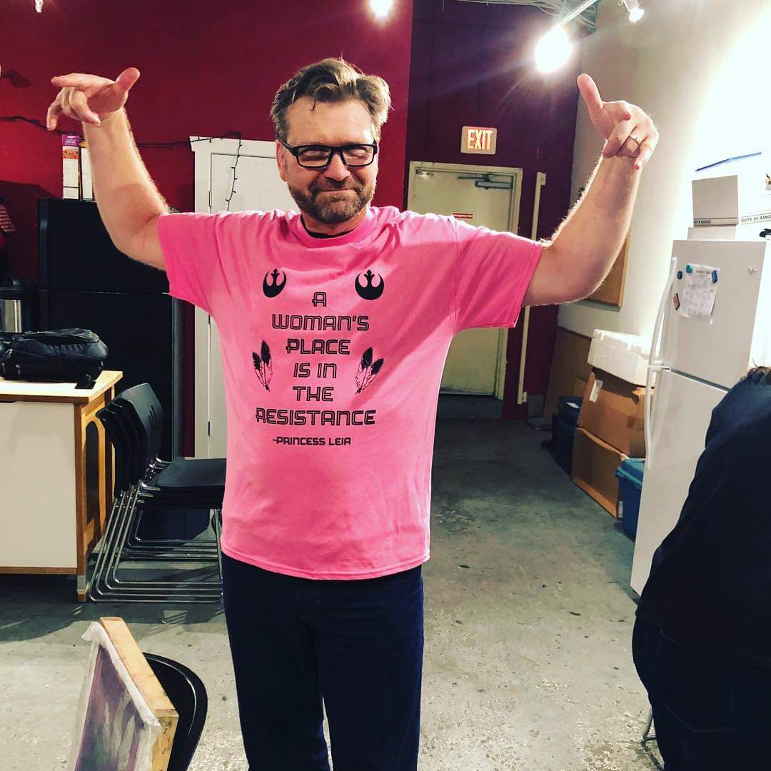 Love the T-shirt, <a href="/lee_d_white/">Lee White</a>!
#vancouver #blockchain #community